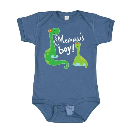 

Inktastic Memaw Boy Grandson Dinosaur Gift Baby Boy Bodysuit