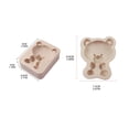 thumbnail image 2 of Milue Bear Shaped Silicone Handmade Moulds Silicone Fondant Mold DIY Candy Mold, 2 of 15