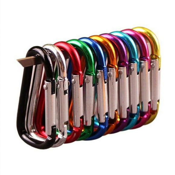 Bangcool 20PCS Climbing Carabiner Practical Aluminum Heavy Duty Carabiner D-ring Clip