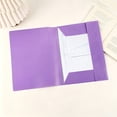 thumbnail image 4 of Yhmxh A4 Elastic Band Plastic File Folder, Waterproof Document Organizer Pocket Folder, Lightweight Portable Snap Closure Paper Holder for Office Business Report Receipt Resume File Storage, 4 of 6