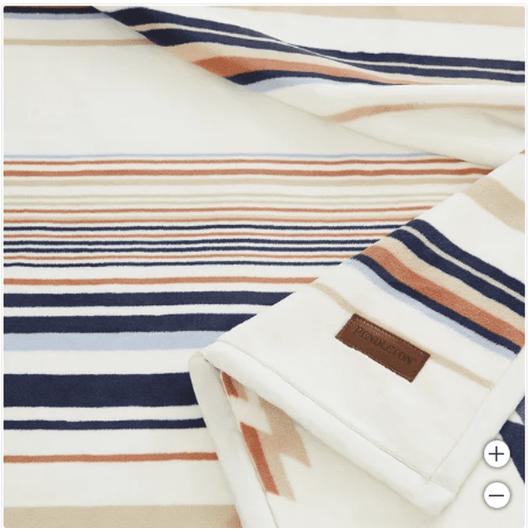 Pendleton, Reversible Plush Throw, 50