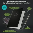 thumbnail image 3 of Rocketbook Reusable Flex Planner - Daily, Weekly, Monthly, Annual Executive Size Black, 3 of 8