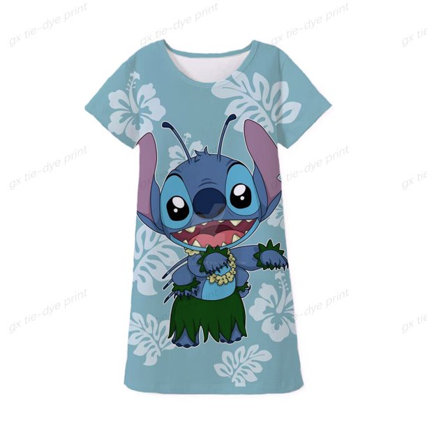 Vestido de punto de Disney para niños y niñas, vestidos de cuello redondo, faldas informales de dibujos animados para niños, ropa de 1 a 10 años, ropa de Navidad para niños 4T Gao Jinjia LED