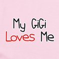thumbnail image 2 of CafePress - My Gigi Loves Me Infant Bodysuit - Baby Light Bodysuit, Size Newborn - 24 Months, 2 of 4