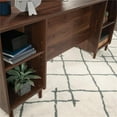thumbnail image 5 of Pemberly Row Place Engineered Wood Executive Desk in Grand Walnut, 5 of 17