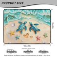 thumbnail image 7 of HUISEFOR Sea Turtle Starfish Car Trunk Mat 29" x 39" All Weather Trunk Protection Cargo Liner Anti-Scratch Easy To Clean Suitable for Most Cars SUV, 7 of 7