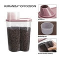 thumbnail image 3 of GreenJoy Pet Food Container Dog Cat Food Storage with Measuring Cup GreenJoy 2 Pack 2lb/2.5L, 3 of 7