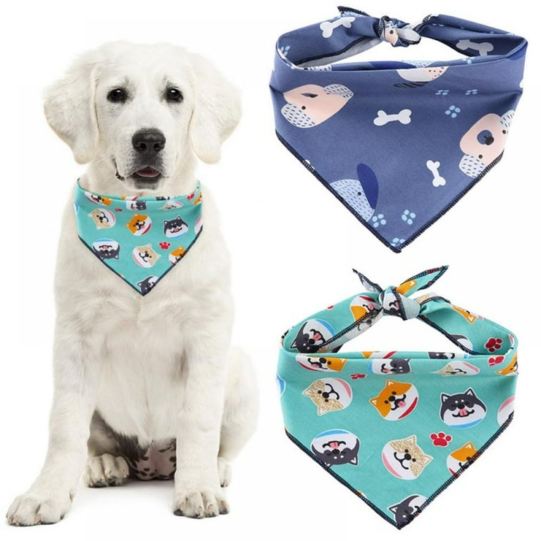 NEW Pet Dog Bandanas Pet Scarfs Cute Triangle Bibs Puppy Cats Bandanas