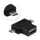 thumbnail image 3 of Mini 2 In 1 Micro USb USB 3.1 Type C Male to USB 3.0 Female OTG Converter Adapter, 3 of 4