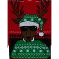 thumbnail image 2 of Boys Red Sunglass Reindeer Chill Christmas Holiday Knit Sweater X-Small, 2 of 2