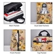 thumbnail image 5 of Balery Vintage Floral Butterfly Collage Lightweight Backpack for Men and Women - Durable and Water-Resistant, Ideal for School, Work, Travel, and Everyday Use, 5 of 9