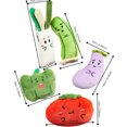 thumbnail image 4 of Vegetable-Shaped Catnip Toy, Scratch-Resistant Plush for Cats, 4 of 7