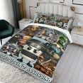 thumbnail image 3 of 3 Piece Bedding Set For Cappuccino Assasino Tung Tung Sahur Comforter Cover Set Cute Duvet Cover Sets Super Soft Teens Bedding Set Kids Bedroom Gifts，1 Duvet Cover with 2 Pillowcases Twin, 3 of 6