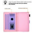thumbnail image 4 of Kindle Fire HD 8 Case, Dteck PU Leather Magnetic Flip Folio Stand Case Cover Built-in Card Slots For Amazon Fire HD 8 (8th Generation 2018/7th Generation 2017/6th Generation 2016), Purple, 4 of 9