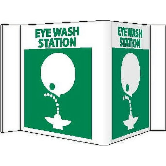 3-VIEW EYE WASH STATION SIGN