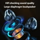 thumbnail image 5 of Auriculares inalámbricos Bluetooth 5.3 con clip para la oreja, impermeables, abiertos, para ciclismo, deportes, con cancelación de ruido, color negro, 5 of 8