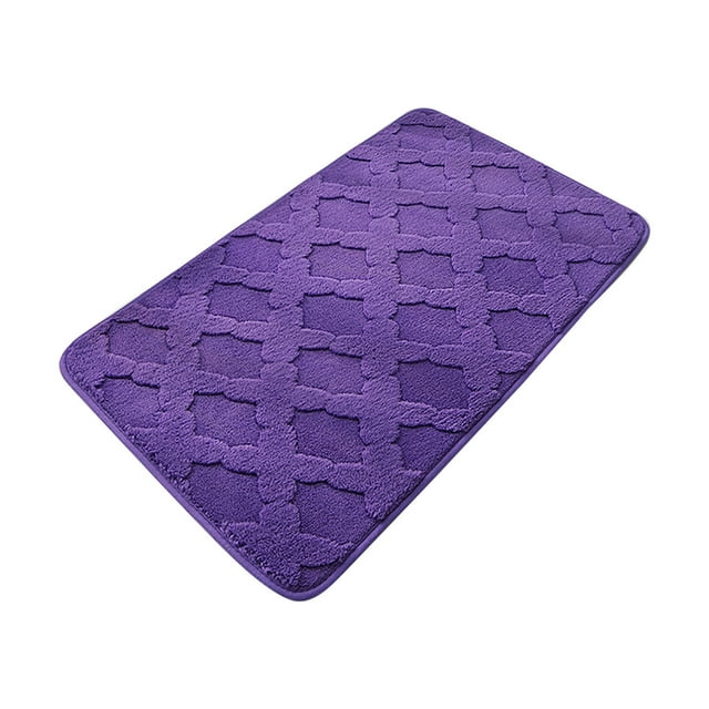 Alfombrillas de Piso para Casa Color Sólido Absorbente Alfombra de Baño, 38x58cm Multi Color Patrón Alfombra de Puerta Frontera para la Ducha de Entrada, Alfombra de Piso de Baño