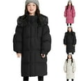 thumbnail image 5 of Mercatoo Winter Long Puffer Jacket for Girls Heavyweight Warm Thick Fleece Lined Outerwear Casual Cozy Puffy Hooded Outdoor Coat, 5 of 5