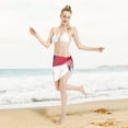thumbnail image 6 of Women'S Beach Cover Up Short Sarong Dress North Carolina Flag Wrap Chiffon Shawl, 6 of 7