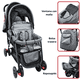 thumbnail image 3 of Carriola Doble Gemelar Plegable para Bebés 0 Meses Asientos Reclinables Hasta 32 kg - Gris, 3 of 7