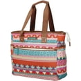 thumbnail image 2 of Lily Bloom Women's Recycled Fabric Floral Satchel Handbag, Multi-Color, 2 of 4