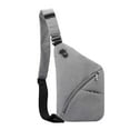 thumbnail image 1 of Multifunctional Chest Bag - Ergonomic Shoulder Messenger Bag with Reflective Straps, Multiple Pockets, Detachable Design for Daily Use & Travel, 1 of 1