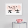 thumbnail image 2 of Wynwood Studio Prints Make Up Eyes Bath and Laundry Makeup Wall Art Canvas Print Pink Light Pink 19x13, 2 of 3