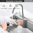 thumbnail image 7 of Dog Paw Cute Valentine 2PCS Faucet Absorbent Mat Kitchen Faucet Sink Splash Guard Microfiber Cloth Faucet Splash Catcher Water Absorbent Mat Behind Faucet, Faucet Mat for Kitchen Sink 30x5in, 7 of 7