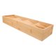 thumbnail image 5 of GOOHOCHY Organizador compacto de utensilios de madera, cajón para cubiertos, bandeja con 4 ranuras, para cucharas, cubiertos y cubertería., 5 of 8