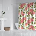 thumbnail image 3 of Waterproof Pioneer Shower Curtain 84x72 Inch Polyester Unique Colorful Floral Shower Curtain for Bathroom Hotel Home Decor with 12 Plastic Hooks, 3 of 5