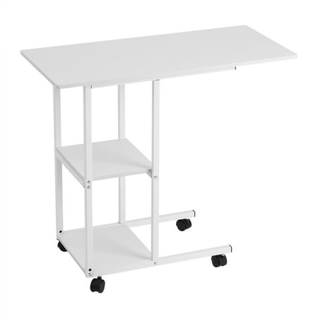 Topincn Home Office Portable Mobile Over Bed Table Sofa Couch