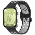 thumbnail image 2 of Correa Deportiva Repuesto Útil Silicona Dos Colores Transpirable para Huawei Watch Fit 3, 2 of 8