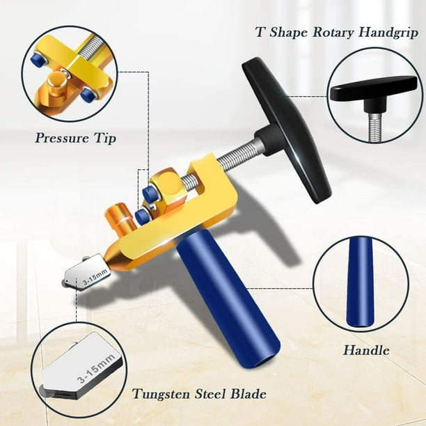 Rotary sale glass cutter