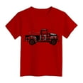 thumbnail image 4 of Akiihool T-Shirts Mignons pour Adolescentes Ensemble de T-Shirts pour Fille T-Shirts à Motif de Lettres Manches Courtes Col Rond T-Shirt d'Été (Rouge, 9-10 Ans), 4 of 4