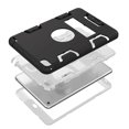 thumbnail image 7 of iPad Mini 1 Case ,iPad Mini 2 Case ,iPad Mini 3 Case, Mignova Heavy Duty rugged Anti-impact Hybrid Protective Case with Build In Kickstand For Apple iPad Mini 1 / 2 / 3(Black+White), 7 of 7