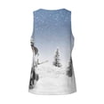 thumbnail image 5 of Gaeub Snowman And Christmas Tree Men's Athletic Tank Top, Workout Sleeveless Shirts, Running Tank Tops for Gym, Running, Training - X-Large, 5 of 9