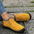 thumbnail image 6 of Gyexs Womens Snow Boots Winter Warm Ankle Booties Fleece Lined Slip On Comfortable Casual Lightweight Shoes for Outdoor Activities, Yellow, Size 5.5, 6 of 8