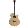 thumbnail image 1 of Guitarra Electroacústica Washburn WA45CEPAK Con Funda Natural, 1 of 8