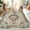 Brown, variant on Area Rugs Washable Rug, Non-Slip Rugs for Living Room, Kitchen Rugs, Rugs for Bedroom Entryway Rug, Vintage Rugs Boho Floral Medallion, Low Pile, Soft (Blue, 60"x40")