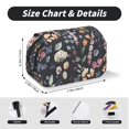 thumbnail image 5 of Kdxio Wildflower Watercolor 1 for Double Compartment Pen Case Oxford Organizer with Zipper Pockets for Students Artists, 5 of 7