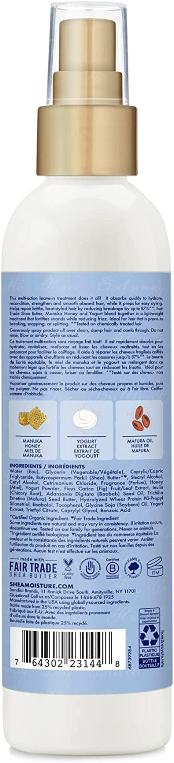 SheaMoisture Hair Care, Manuka Honey & Yogurt Hydrate Plus Repair Multi-Action Leave-In Treatment - 8 oz