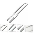 thumbnail image 6 of PBPBOX Lizard Feeding Tongs Tools Stainless Steel Silver for Reptiles 2Pcs, 6 of 7