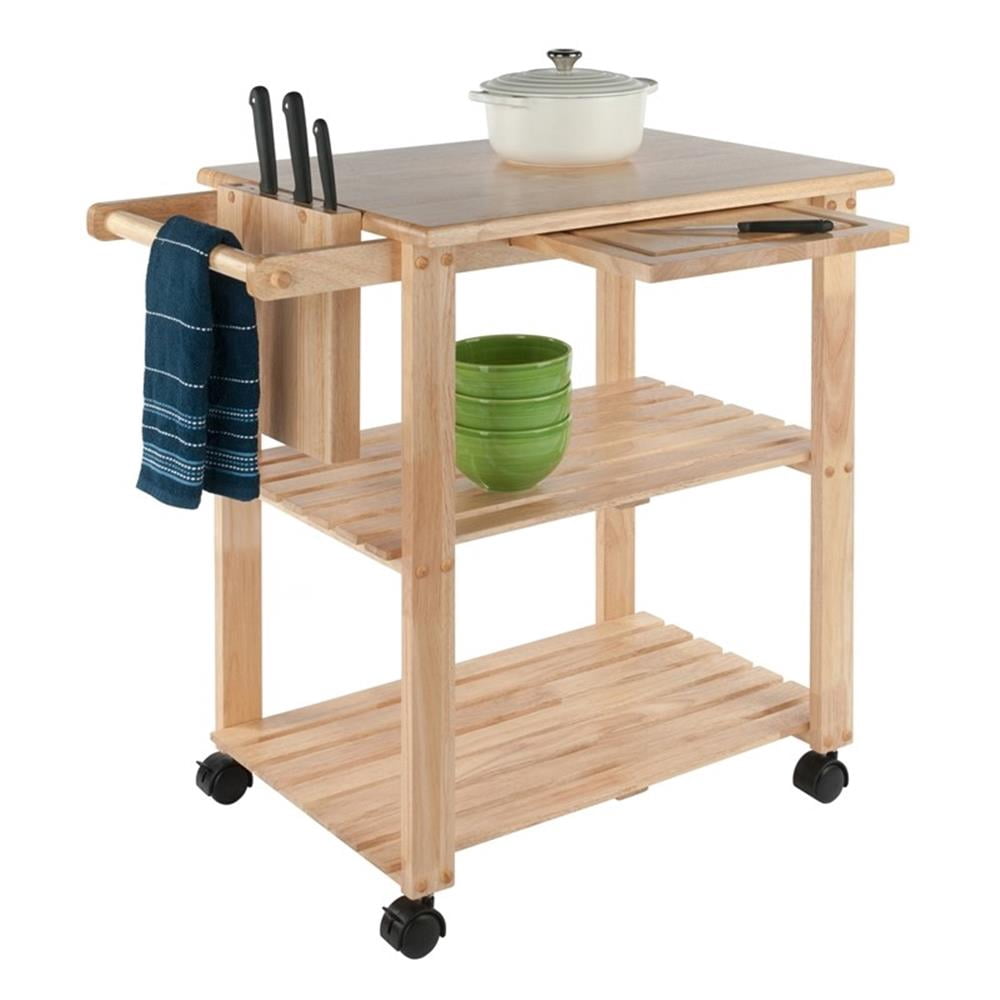 Winsome Wood Mario Kitchen Utility Cart, 33.7
