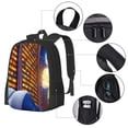 thumbnail image 2 of Yiaed inside out 2 Pattern Carry on Backpack,16.5x12.5x5.5 Personal Item Bag Carry On Backpack Water Resistant Lightweight Daypack, 2 of 6