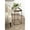 Gold, variant on Kate and Laurel Lonsdale Transitional Glass Narrow End Table, 18 x 12 x 24, Clear Glass and Antique Brass, Decorative Contemporary Metal Side Table for Bedroom Nightstand or Living Room Accent