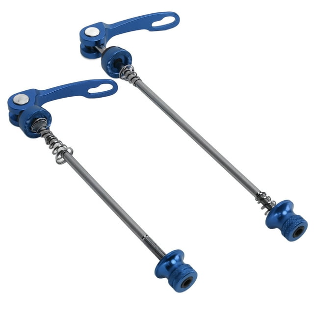 Ensemble de Brochettes de Vélo à Dégagement Rapide, Roues et Accessoires de Vélo Utilisation Pratique pour Moyeu de Roue de Vélo pour Vélo de Route Vélo de Montagne Noir, Rouge, Bleu, Couleur Titane, Violet