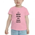 thumbnail image 2 of Keep Calm And Drink Coffee Funny Toddler T-Shirts for Boys Girls (Pink, Youth XL), 2 of 5