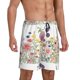 thumbnail image 2 of Balery Autumn Garden Pantalones cortos de pijama de punto de algodón para hombre con cinturilla y bolsillos-Small, 2 of 6