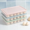 thumbnail image 3 of Egg Containers with Lid, Binkne 24 Eggs Clear Plastic Egg Tray Carrier, Stackable Clear Storage Eggs for Refrigerator Organizer, 3 of 4