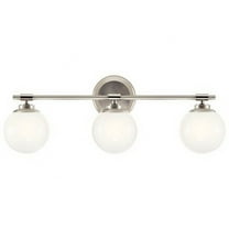 55172PN-Kichler Lighting-Benno - 15W 3 LED Bath Vanity In Industrial Style-8.75 Inches Tall and 24.5 Inches Wide-Polished Nickel Finish